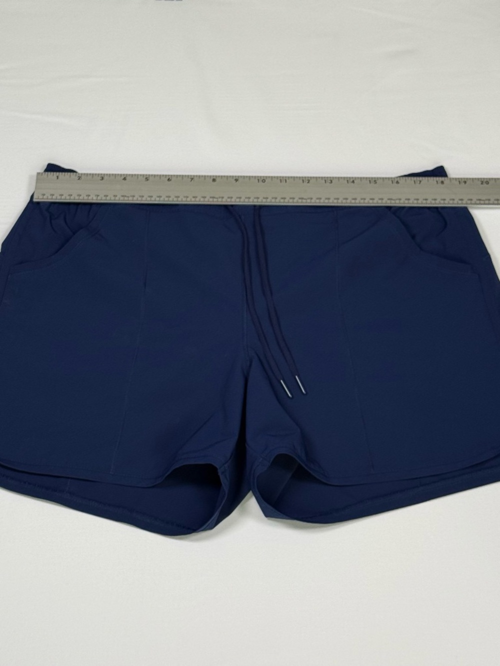 Lands' End SunShade UPF 50 Navy 5" Swim Board Shorts Size 16